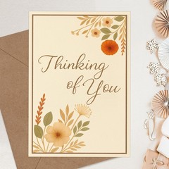 Cheerin Thinking of You Cards with Envelopes – Sympathy Cards for Loss of Lov…