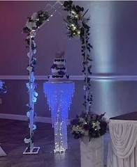 Wedding cake TABLE for Cake Stands Crystal Cake Table 10inch