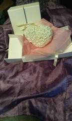 Mary Kay Limited Edition Heart Shaped White Flowers