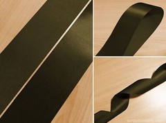 Dark Olive 10mm 16mm 25mm 40mm Satin Ribbon For Scrapbooking Wrap Decorations
