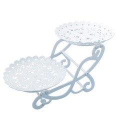 1/2pcs Cake Stand Dishes Cupcake Snacks Plates Three-layer Creative Fruit Basket