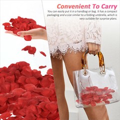 2000PCS Artificial Fake Rose Petals Wedding Event Romantic Night Party Decor USA