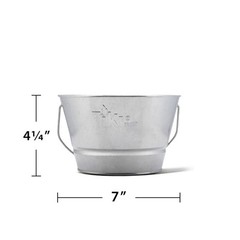 Tiki Citronella Candle Wick Metal Bucket Lid Outdoor Candle For Patio Deck