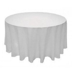 108″ Round Seamless Tablecloth For Wedding Restaurant Banquet Party Decorations