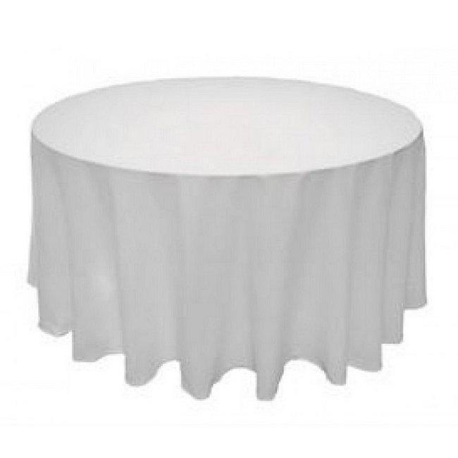 10pcs 108″ Round Seamless Tablecloth For Wedding Restaurant Banquet Party Decor