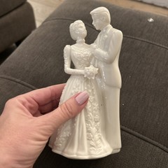 Lenox Wedding Cake Topper Bride & Groom Porcelain Mint with Box Free Ship in USA