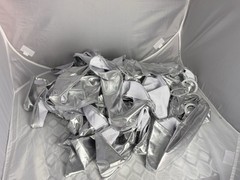 50pcs Metallic Spandex Chair Band for Folding Banquet Universal Chair Covers