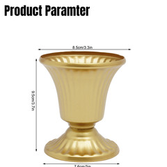 10Pcs Mini Metal Wedding Centerpieces Flower Vase Gold For Wedding Party New USA