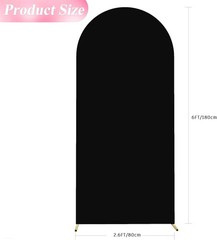Elegant 6FT Wedding Arch Cover – Durable Spandex Backdrop for Celebrations