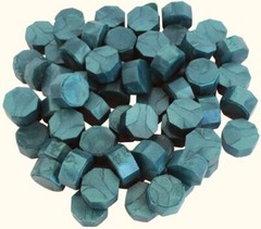 Teal Pearl Sealing Wax Beads for Cards & Invitations, approx 250 beads