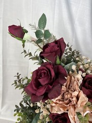 BRIDAL BOUQUETS SET OF 8! Bride Bridesmaids Artificial Wedding Flowers