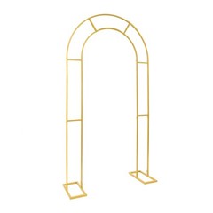 Gold Open Arch Backdrop Stand, U Shaped Wedding Arches,Metal Arch Backdrop Stand
