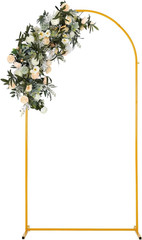 6.6ft wedding arch backdrop stand gold metal balloon arch frame party decor set