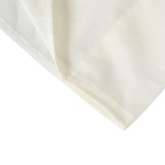 IVORY 10 ft x 10 ft Polyester Sheer Chiffon Dual Layer CURTAIN Rod Pockets Party