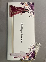 Unique Desi Shaadi Wedding invitations Plus Envelopes. Printable Inserts