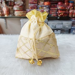 Velvet Potli,Batwa,Return Gift Potli,Mithai,Bhaji,Ladoo Potli,Baby Shower,Potli