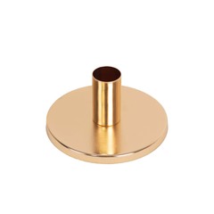 2 Gold Metal Taper Candle Holders Wedding Party Events Favors