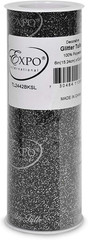 Decorative Glitter Tulle, Roll/Spool of 6 Inches X 10 Yards, Polyester-Made Tull