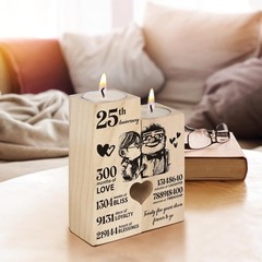 25th Wedding Anniversary Gift for Couple Silver Wedding Gifts for Wife Husband