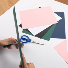 30 sheets Cardstock Paper 8 1/2 x 11 Inches for Crafts 8.5 x 11 Inches, Black