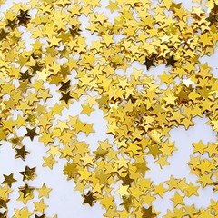 Gold Star Confetti Table Glitter Confetti Metallic Foil Stars Sequin for Grad