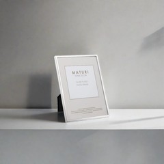 Maturi Silver Plated Photo Frame – Thin Edge, 4 x 6-inch (10 x 15cm) 4×6