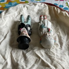 Ceramic Multicolor Bride & Groom Wedding Figurines Set of 2, Wedding Theme
