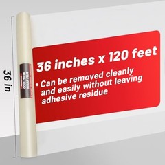 Crash Wrap Film 36-inch x20-foot Roll-Pack Plastic 36 inches x 120 feet 1 Clear