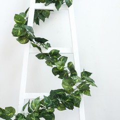 8 feet Pothos Silk Filler Garland Green Home Wedding Party Decorations