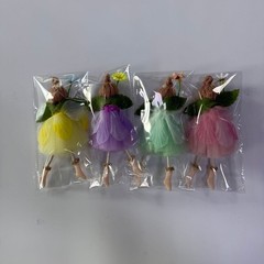 Easter Angel Ornament with Tulle Skirt for Walls Trees and Party Spaces