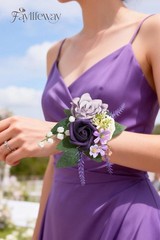 Rose Purple Corsage and Boutonniere Set for Wedding Prom(Set of 2),Artificial…