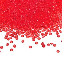4000 Pcs Acrylic Wedding Table Diamonds 6 mm Crystals Gems Dark Red