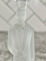 Hallmark Keepsake Two Hearts One Love Wedding Toasting Flutes Bride Groom 2005