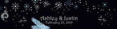 Winter Wonderland Themed Water Bottle Labels, Weddings, Birthday, Engagement