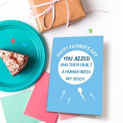 Nchigedy Funny Father’s Day Card from Wife Girlfriend, Rude Fathers Day Card …