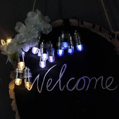 12 pcs PURPLE Waterproof LED Lights for Vases Party Wedding Centerpieces SALE