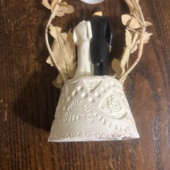Vintage Coast Novelty #322 F 1940’s Bride & Groom Wedding Cake Topper