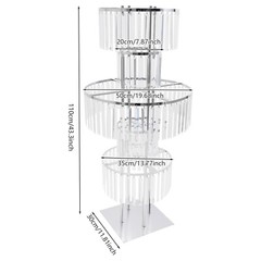 110cm Height Round Flower Stand for Wedding Birthday Party Events Home Decor NEW