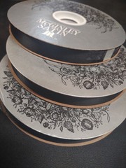 #3 McGinley Satin, Black, 100 Yard Florist Corsage Ribbon 9/16″ Floral Bouquet