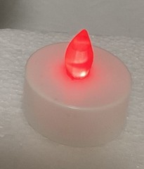 Tea Light Flameless Battery Candles – changes colors – Box of 12 each