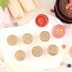 Halloween Christmas Wax Seal Stamp Heads Removable Sealing Brass Stamp Heads