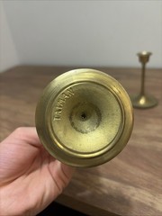 Vintage brass candle holder set of 3 home decor holiday Taiwan classic