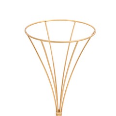 3 pcs Gold Wedding Table Hourglass-shaped Flower Stand For Anniversary Ceremony