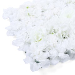 6 Pcs Silk Rose Flower Wall Panels 40 × 60 cm Wedding Party Backdrop