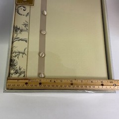 NEW C.R. GIBSON FINE GIFTS ANNA GRIFFIN MEMORY BOOK IVORY FLORAL W0-3858 LINEN