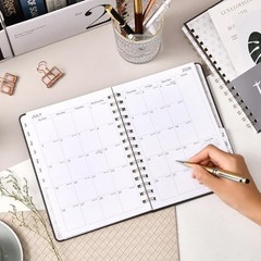 2026 Planner – 2026 Planner Weekly and Monthly from Jan. 2026 – Dec. 2026, Grey