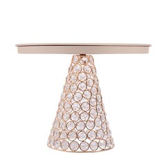 5-piece Crystal Cake Stand-french Gold Cake Stand For Wedding & Ceremony Bakery