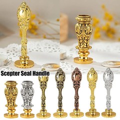 Wax Seal Handle Metal Roman Column Stamp Craft Supplies for Wedding Invitations