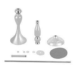 10 Pcs Silver Iron Wedding Centerpiece Vases 50cm (19.7in) Tall