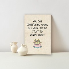 Funny Birthday Card, Humorous Greeting Card for Men Women, 50th 60th Birthday…